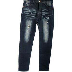 JUNBAOSS Men's Slim Fit Stretch Jeans Ripped Skinny Jeans for Men, Distressed